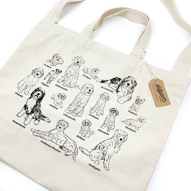 Poodle Mix Breed Tote Bag